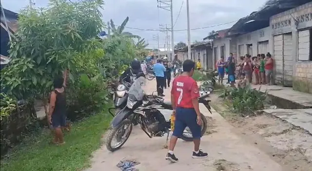 El hecho ha generado temor en los pobladores, quienes pudieron grabar el asalto.