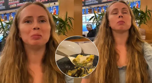 Singular experiencia gastronómica de la mujer rusa captó la atención en las redes sociales.