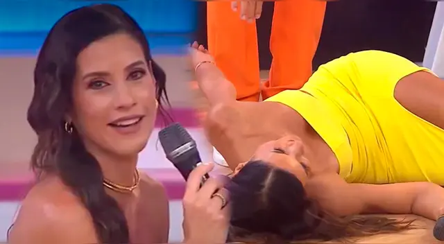 María Pía Copello se desmaya en 'Mande quien mande'.