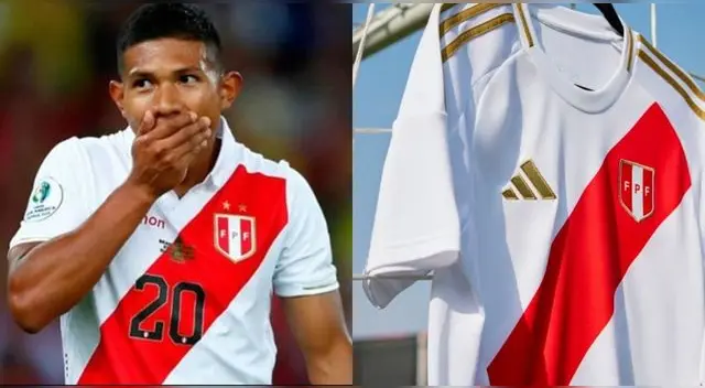 Edison Flores tuvo una singular reacción al ver la nueva camiseta de la Selección Peruana.