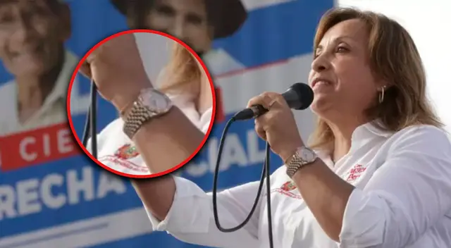 Dina Boluarte tendría una afinidad por la colección de relojes costosos.