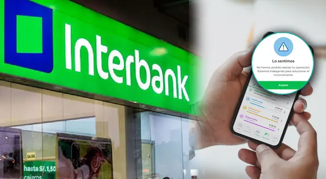 Usuarios de Interbank reportan fallas en la app que los imposibilitan a hacer sus operaciones