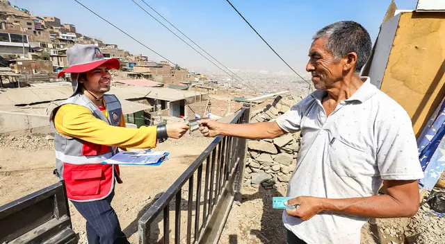 Comas es uno de los distritos donde se inició el empadronamiento.