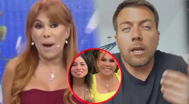 Magaly Medina furiosa despotrica contra Julián Zucchi.