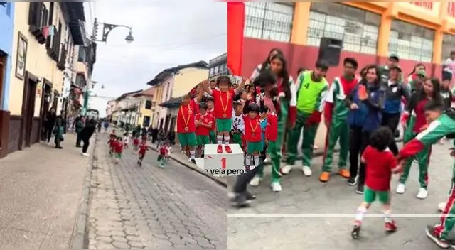 Madre alienta a toda voz a su hijo para que continúe la carrera y escena es viral en TikTok.