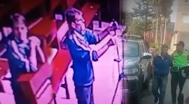 Ladrón roba en iglesia de Pueblo Libre, pero fue atrapado a los minutos de fugarse. Ladrón roba en iglesia de Pueblo Libre, pero fue atrapado a los minutos de fugarse.