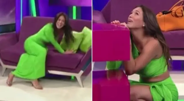 Jazmín Pinedo tuvo un percance EN VIVO frente a cámaras: ¿Qué le pasó?