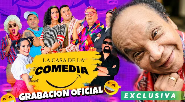 Pablo Villanueva, ‘Melcochita’. Él grabó recientemente en La casa de la comedia