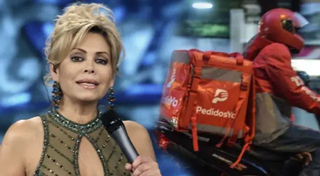 Gisela Valcárcel expone placa de motorizado que le robó su celular.