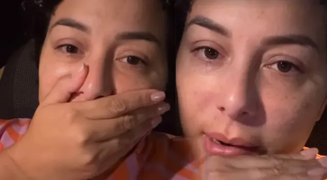 Natalia Salas angustiada por delicado estado de salud de su hijo.