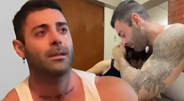 Sebastián Lizarzaburu recibe a su hija entre lágrimas tras ser operado.