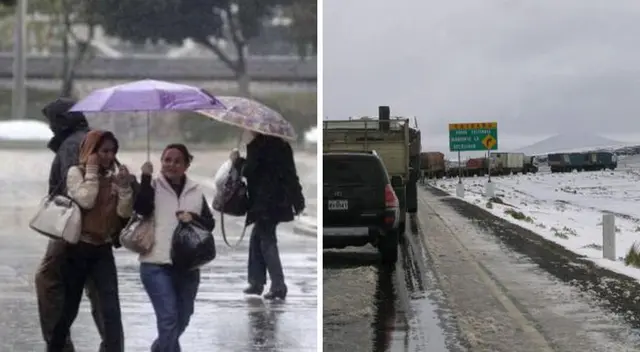 Senamhi anunció fuertes lluvias en algunas regiones de la Costa, Sierra y Selva para este fin de semana.