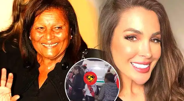 Ana Paula Consorte y Doña Peta: Las graban juntas en el estadio Matute.