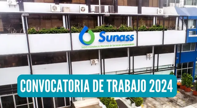 Entérate todos los detalles de la convocatoria de trabajo 2024 de la Sunass. Entérate todos los detalles de la convocatoria de trabajo 2024 de la Sunass.