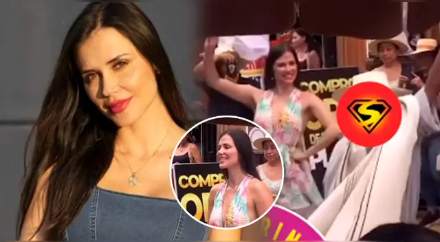 Maju Mantilla baila marinera en Catacaos.