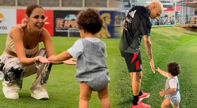 Ana Paula Consorte visita a Paolo Guerrero en la Videna.