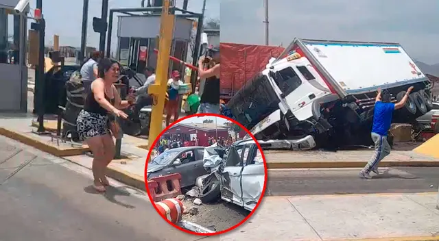 Accidente en peaje de Chicama deja dos muertos y 14 heridos.