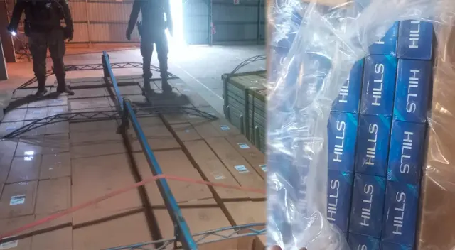 Cigarros de contrabando que ingresan en la frontera con Bolivia.