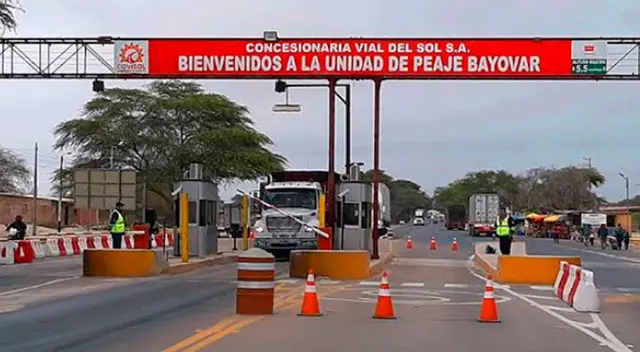 Hampones se robaron fuerte suma de dinero del peaje de Bayóvar.