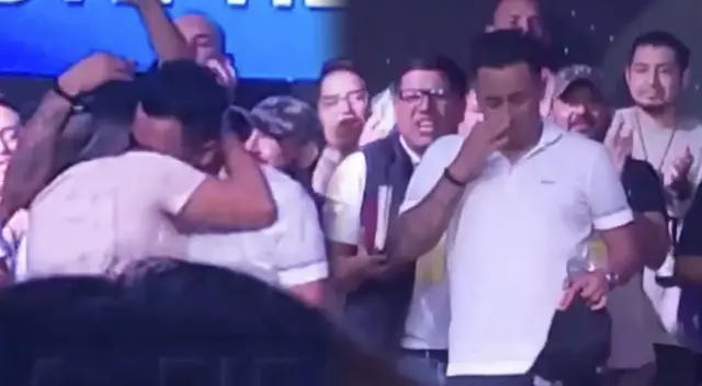 Christian Cueva llora frente a Pamela López y le dedica emotivas palabras.