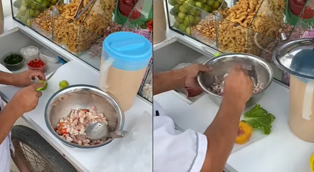 Ceviche con papa rellena generó diversas reacciones en los usuarios de redes sociales.