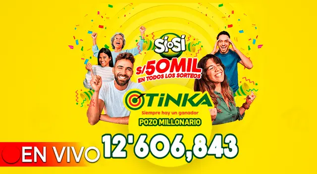 El pozo millonario de la Tinka se sorteó este miércoles 27 de marzo a las 10:50 p.m. El pozo millonario de la Tinka se sorteó este miércoles 27 de marzo a las 10:50 p.m.