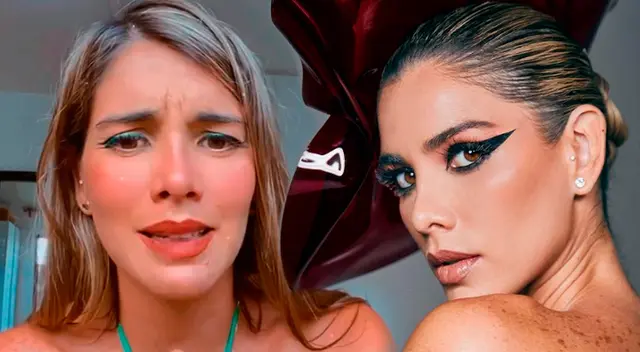 Korina Rivadeneira se muestra molesta y decepcionada.