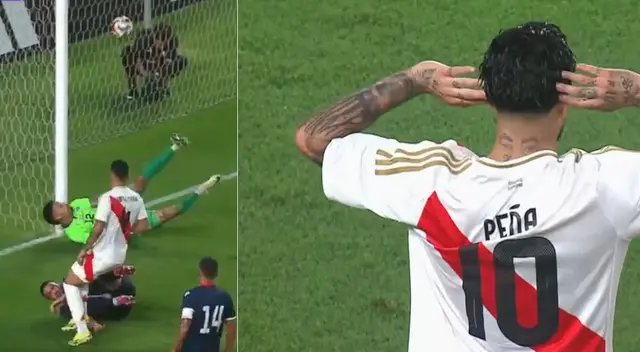 Sergio Peña se encargó de abrir el marcador en el Estadio Monumental ante República Dominicana. Sergio Peña se encargó de abrir el marcador en el Estadio Monumental ante República Dominicana.