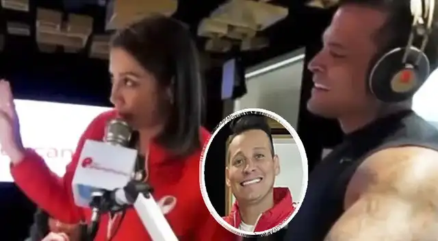 Luigui Carbajal se mandó con todo al ver a Karla Tarazona y Christian Domínguez juntos.