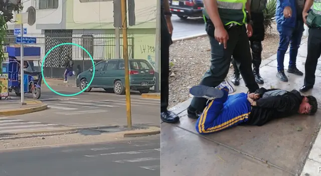 El delincuente intentó huir pero no llegó muy lejos. Deberá responder ante la justicia.