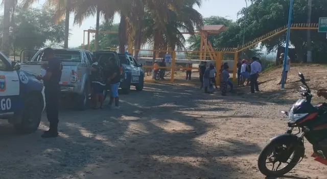 Personal de Serenazgo de Piura hallaron los restos del agricultor ahogado. Personal de Serenazgo de Piura hallaron los restos del agricultor ahogado.