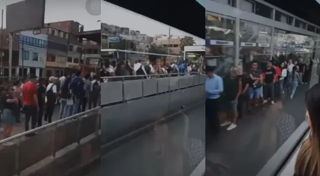 Cierre de estaciones se debería a que un bus se ha paralizado.