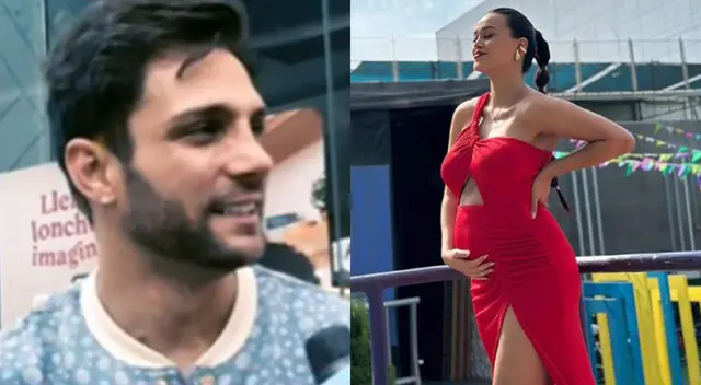 Nicola Porcella habla sobre el embarazo de Angie Arizaga.