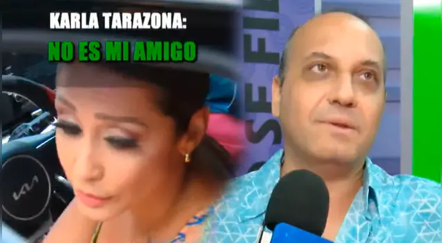 Karla Tarazona y Kurt Villavicencio ya no son amigos, dice la conductora.