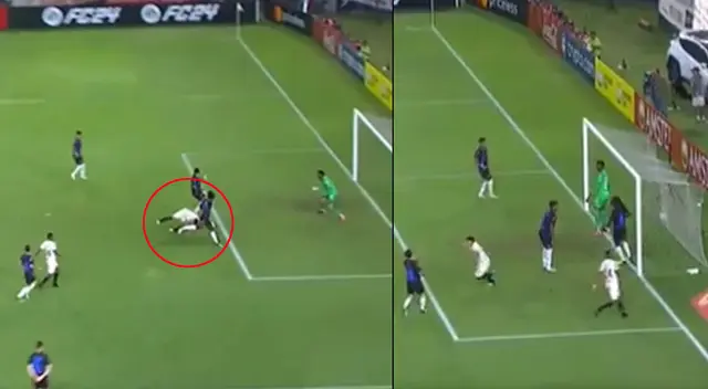 ‘Tunche’ Rivera marcó el empate parcial ante LDU Quito por la Copa Libertadores 2024. ‘Tunche’ Rivera marcó el empate parcial ante LDU Quito por la Copa Libertadores 2024.