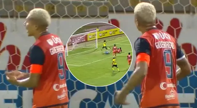 Paolo Guerrero comandó el ataque de César Vallejo frente a Defensa y Justicia.