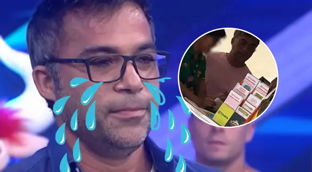 Graban a Renzo Schuller jugando La Tinka. Graban a Renzo Schuller jugando La Tinka.