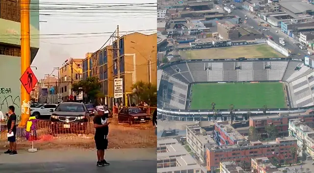 Incendio cerca al estadio Alejandro Villanueva de Alianza Lima.