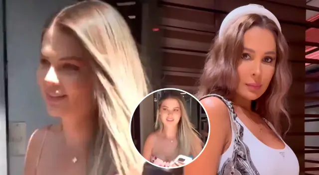 Brunella Horna muda al ser consultada sobre declaraciones de Ana Paula Consorte.