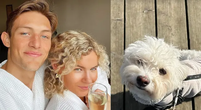 Mascota de Oliver Sonne y su novia enterneció a los fans en las redes sociales con imagen.