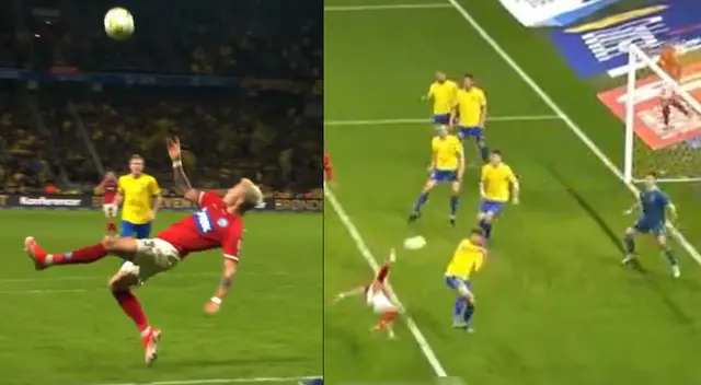 Oliver Sonne causa revuelo en redes sociales tras golazo en Dinamarca. Oliver Sonne causa revuelo en redes sociales tras golazo en Dinamarca.