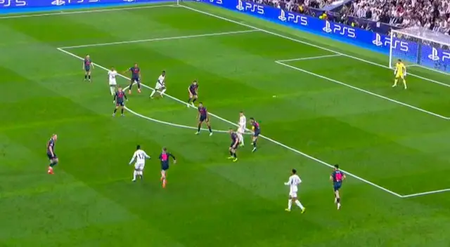 Camavinga anotó el 1-1 para Real Madrid.