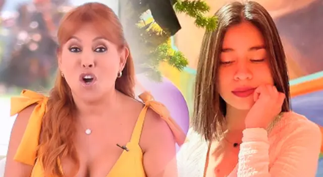 Magaly Medina le da mensaje a Priscila Mateo. Magaly Medina le da mensaje a Priscila Mateo.