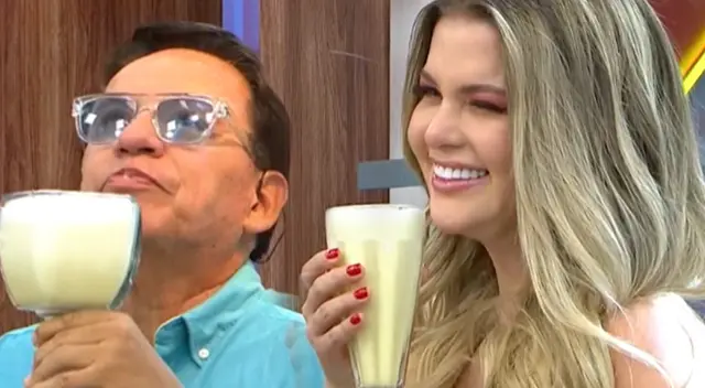 Brunella Horna reaccionó graciosamente al ser invitada a probar la sábila: "No me hagan esto" Brunella Horna reaccionó graciosamente al ser invitada a probar la sábila: "No me hagan esto"