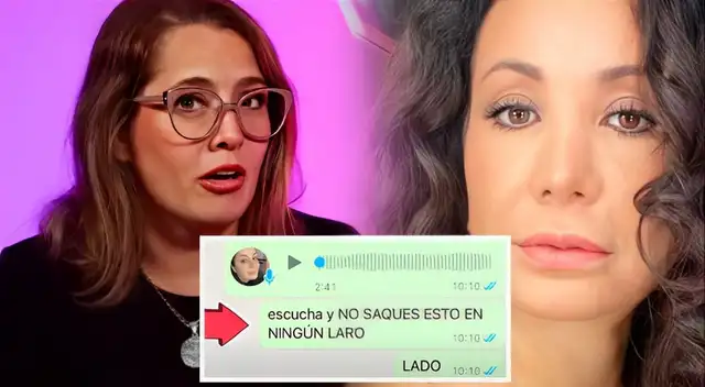 Yiddá Eslava prueba que prohibió a América Hoy difundir audios.