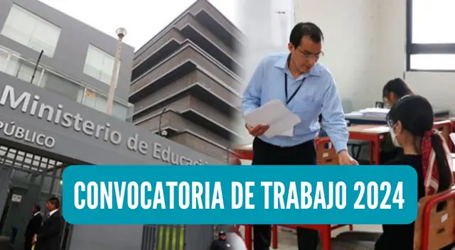 Estos son los puestos de trabajo disponibles por el Minedu en su nueva convocatoria.