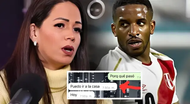 Jefferson Farfán se pronuncia con chats tras denuncia de Melissa Klug.