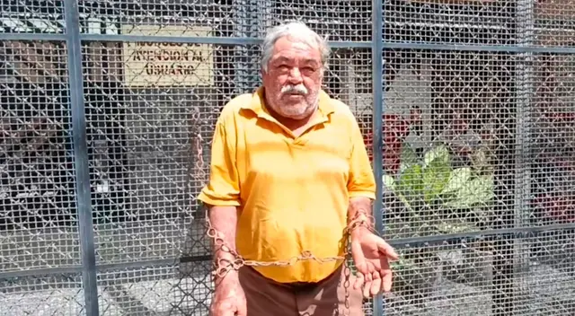 Adulto mayor señaló que sufre del pulmón y que dinero de su jubilación le serviría para tratarse.