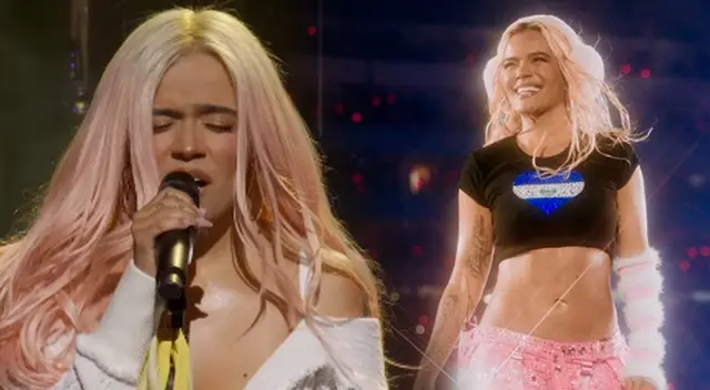 Karol G emociona a sus miles de fanáticos peruanos.