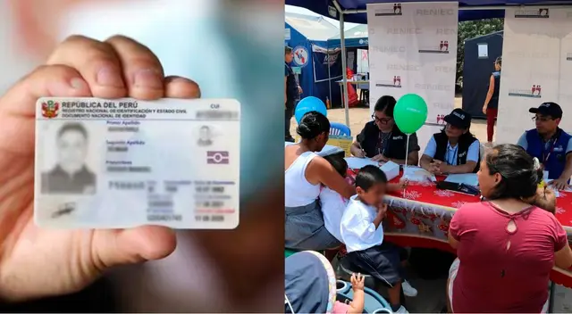 El Reniec y algunas municipalidades vienen trabajando para registrar a las personas con su DNI sin ningún costo.